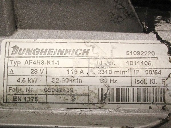 Jungheinrich 51092220 Elektro rijmotor - type AF4H3-K1-1