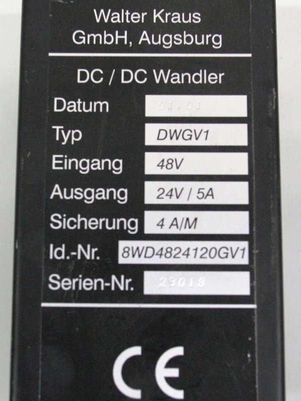 Walter Kraus DWGV1 DC-DC Converter