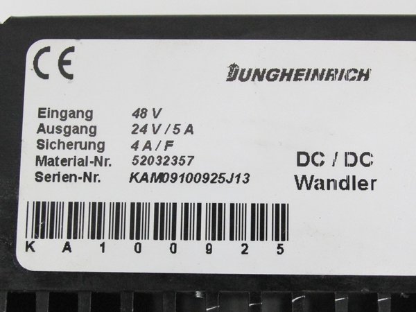 Jungheinrich 52032357 DC-DC Converter